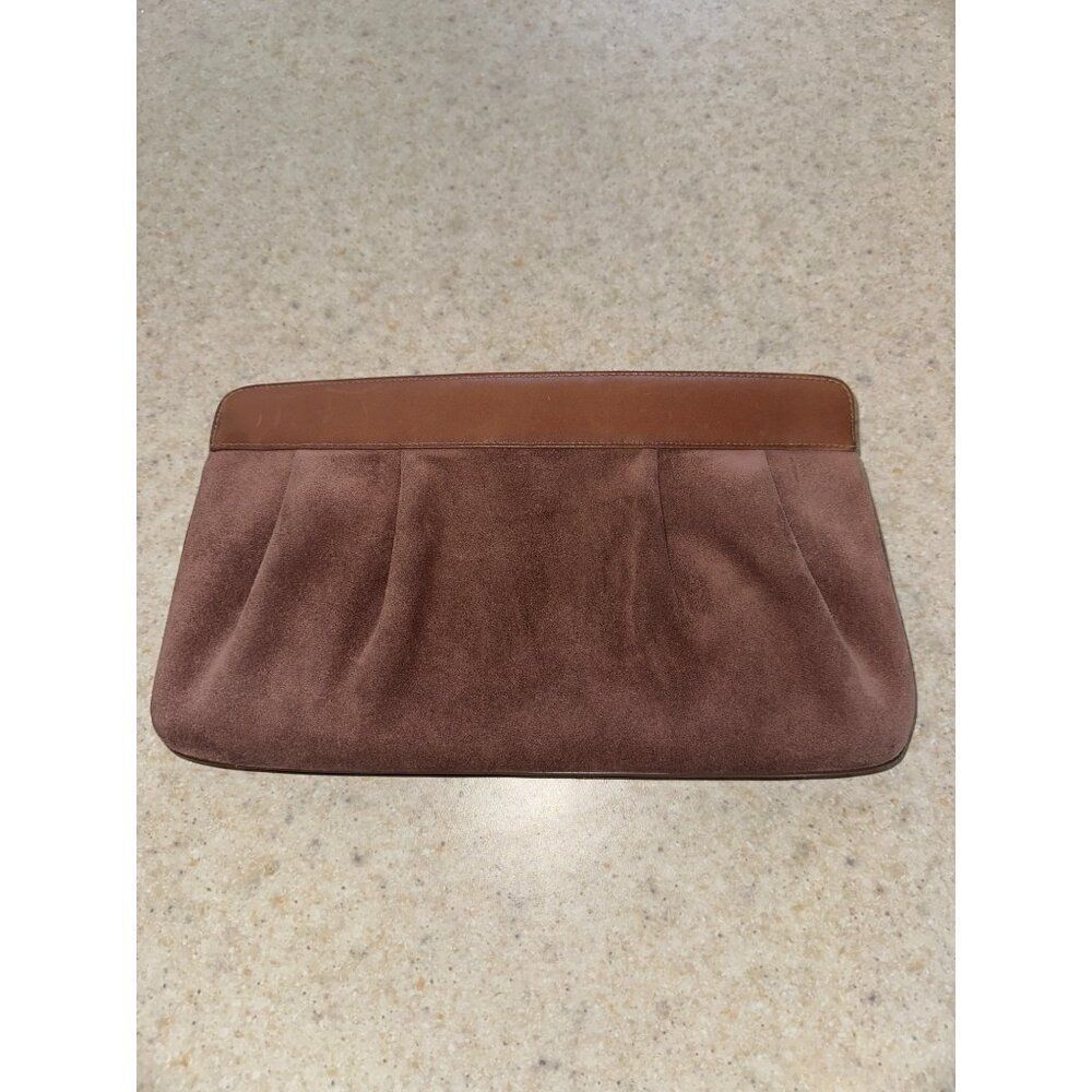 Susan Gail Vintage Genuine Leather Suede Bag Clutch